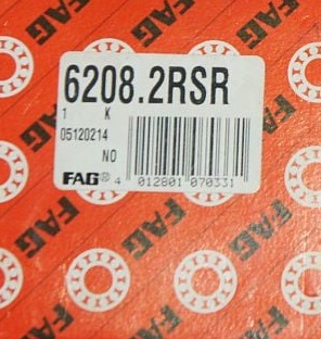 Ložisko FAG 6208.2RSR